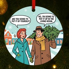 Funny Christmas Tree Ornament