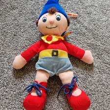 original 1990s noddy plush with bell in hat