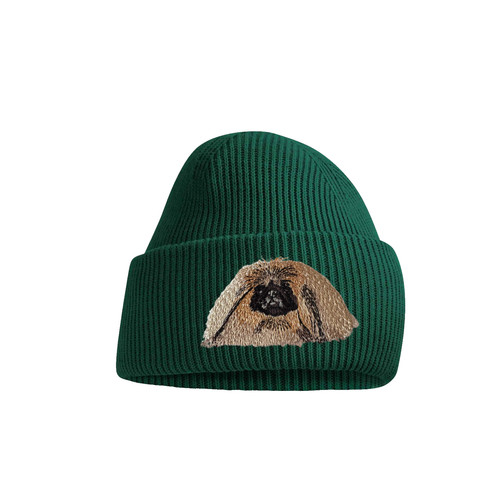 Pekingese dog beanie - pekingese, hat
