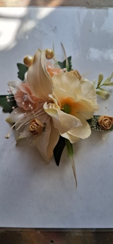 Hair flower vintage style - vintage,