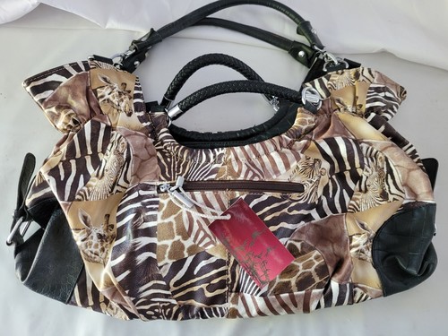 Purse handbag large - purse, giraffe