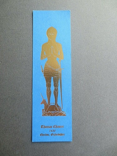 Art bookmark thomas chaucer - bookmark,