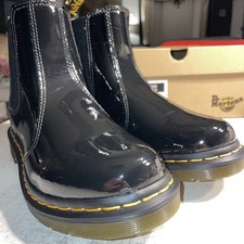 Dr Martens 2976 Patent Lamper Ladies Stylish Boots In Size 6 Excellent Con