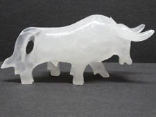 Vtg Hand Carved Stone Marble