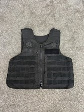 Mehler MOLLE Body Armour Cover Black Ex Police Security Airsoft