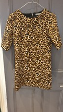 Jones And Jones Leopard Print Dress Size 8