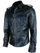Men's Real Leather Police