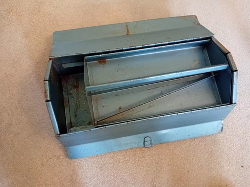 Vintage talco blue metal tool - vintage,
