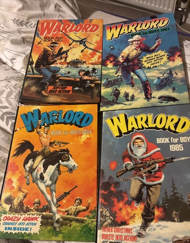 Warlord annuals 1982 - 4,