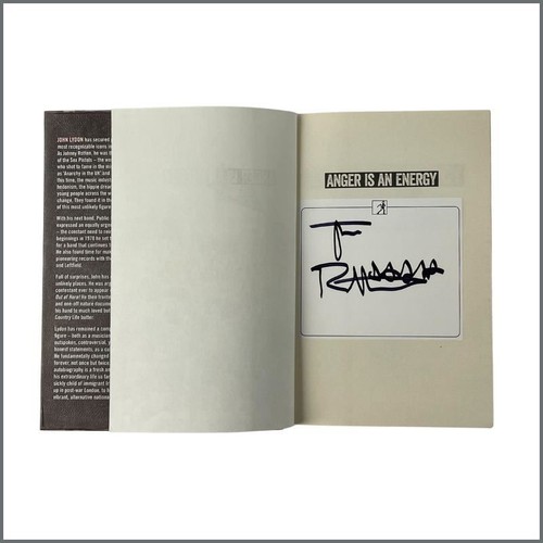 John lydon signed - signed, 2014