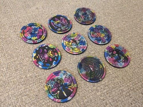 Collection pog rainbow - collection, of