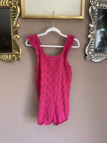 Zara pink cotton crochet - pink,