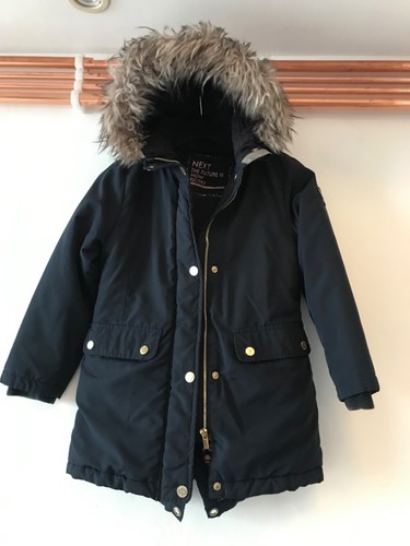 Next girls coat navy - navy, padded
