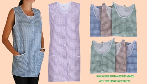 Ladies tabard check home - tabard,