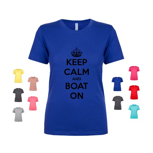 Keep calm and boat yacht - and,