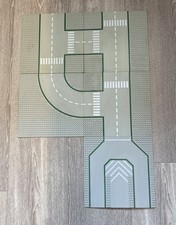 Vintage Lego Road Grey Base Plates X 5  1978