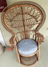 Peacock Chair Boho Rattan