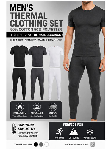 Thermal clothing set seamless - clothing,