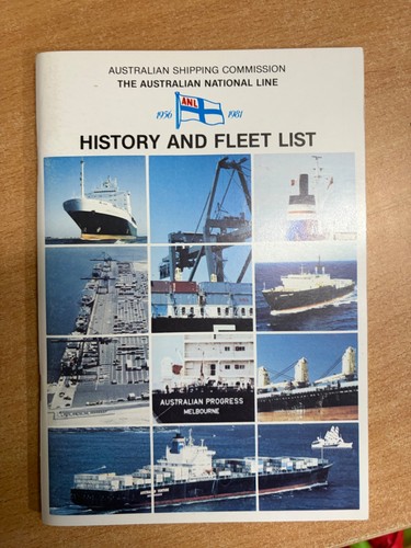 History and fleet list book - and,