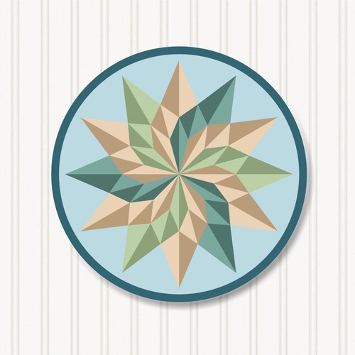 Round barn quilt sizes - round,