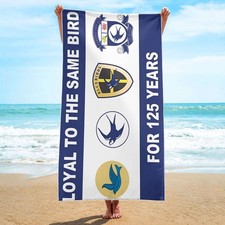 CARDIFF FOOTBALL BEACH TOWEL