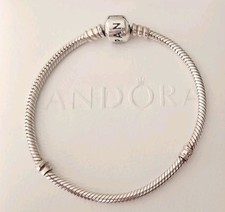 Genuine Silver Pandora Moments Snake Charm Bracelet 18cm S925 ALE