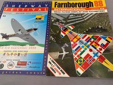 Two Vintage Airshow Programme's for Shepway Festival & Farnborough
