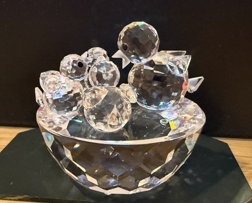 Swarovski birds nest mother - swarovski, nest,