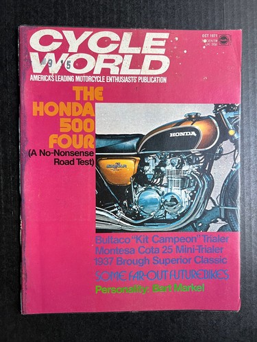 Cycle world oct - cycle, bultaco