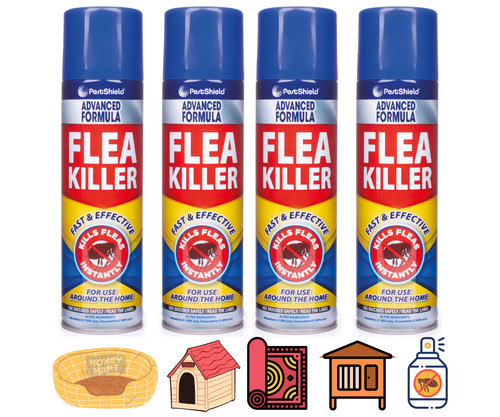 Flea killer spray for - 4, x