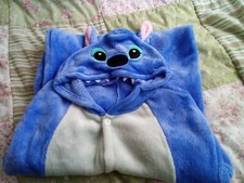 Stitch Plush All In One Pyjama Suit Size 5. See Listing