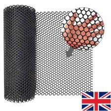 Plastic Chicken Wire Fence Balcony Home Garden Floral Poultry Fencing Netting UK
