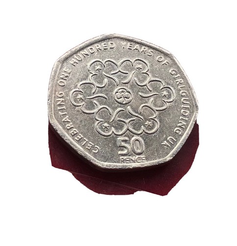 50p coin celebrating one - 50p,