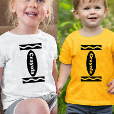 Crayon Kids T-Shirt World Book Day Costume School Fancy Dress Tee Top Xmas