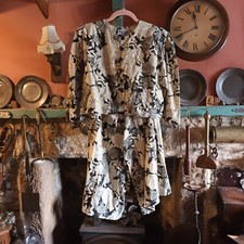 Rare Ipso Facto 1980s English Made Culotte With Jacket Suit, UK 10 & 12