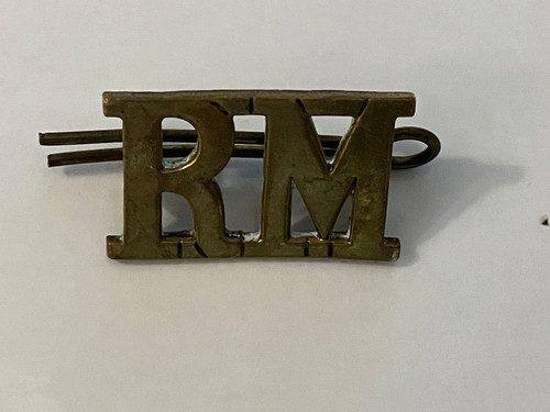 Royal marines shoulder badge - royal,