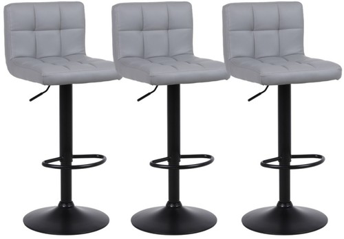 Grey bar stools breakfast - x,