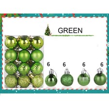 24pcs 1.2in 3cm Christmas