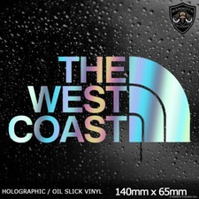 THE WEST COAST Sticker Oil
