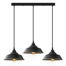 Industrial 3 Way Pendant Light
