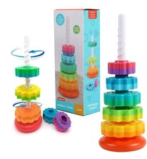 Baby Rainbow Tower Spinning