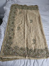 Gold Saree With Heavy