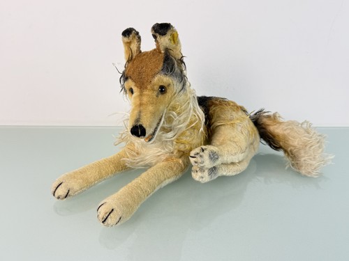 Steiff animal dog collie x - collie,