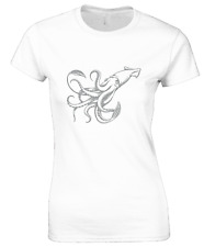 GIANT SQUID LADIES T SHIRT