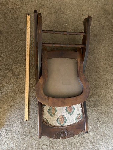 Antique victorian wood - wood, folding