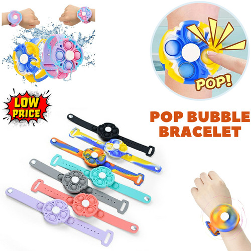 Pop fidget wristband - fidget,