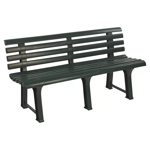 Plastic garden bench seater - garden, 3