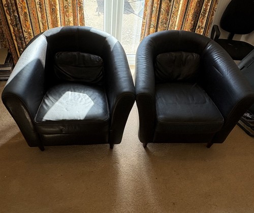 Pair dark brown bonded - dark,