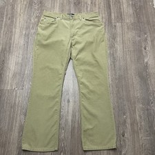 VTG Polo Ralph Lauren Bootcut Corduroy Trousers Cream Cotton Men’s 38W x 32L