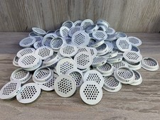 100 X White 35mm Steel Round